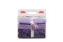 Aucune Juego de 4 toallas de mano - Morado - 50 x 90 cm
